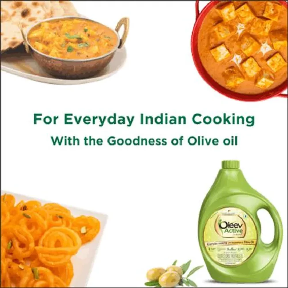 Oleev Active - Goodness Of Olive Oil, 5 L Jar-3.webp